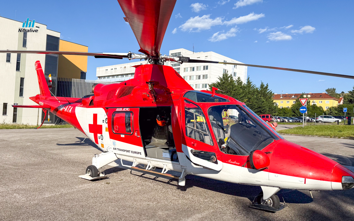 Letecká záchranná služba v Nitre má nový vrtuľník