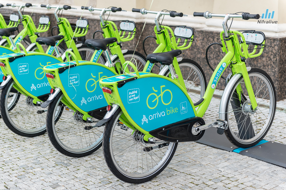 Zdieľané bicykle Nitra