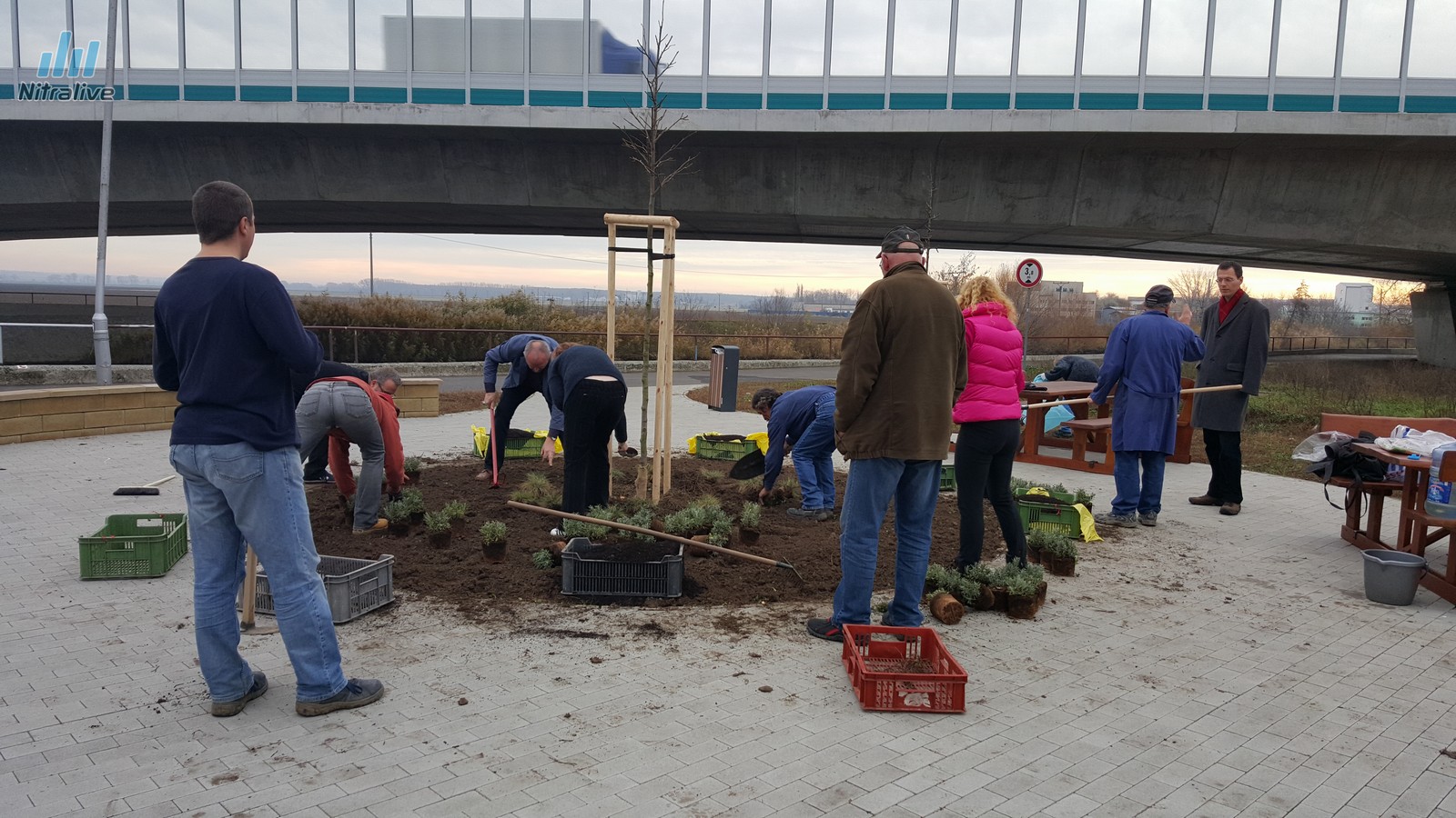 Odpočívadlo Priemyselná ulica Nitra
