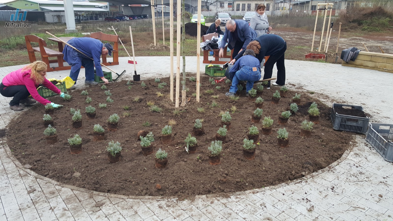 Odpočívadlo Priemyselná ulica Nitra