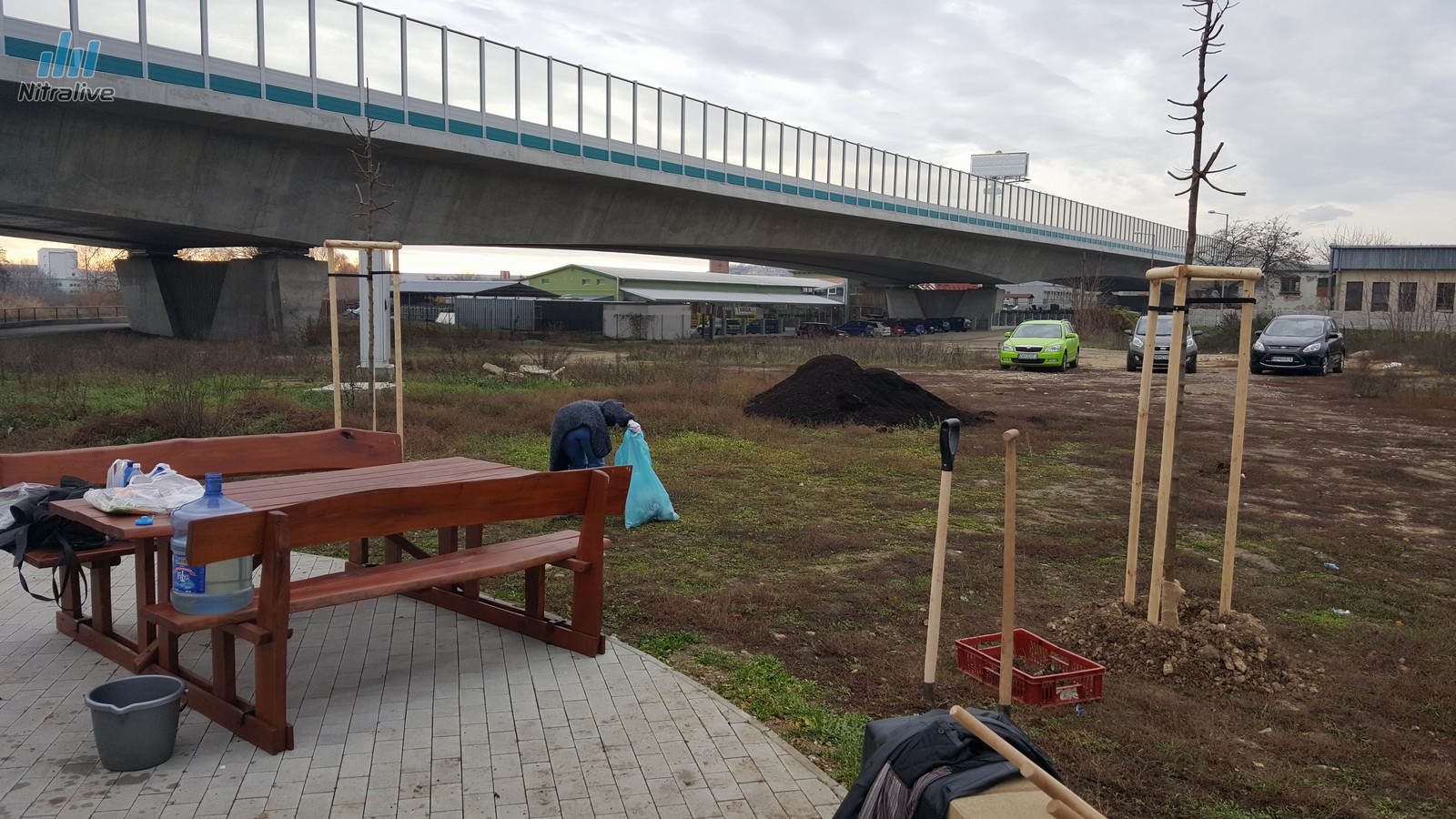 Odpočívadlo Priemyselná ulica Nitra