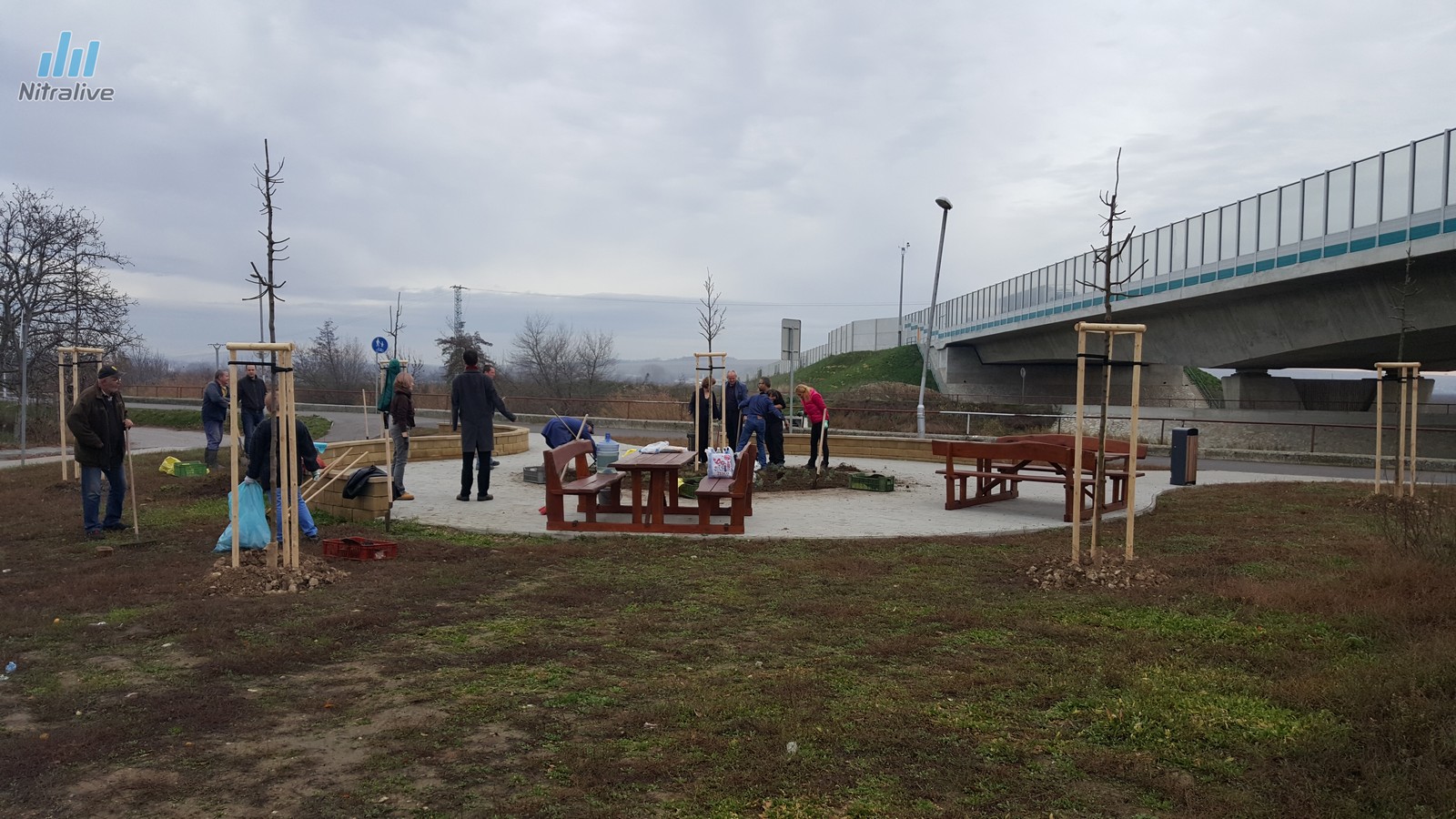 Odpočívadlo Priemyselná ulica Nitra