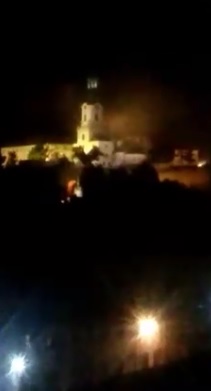 Nitriansky hrad - dym