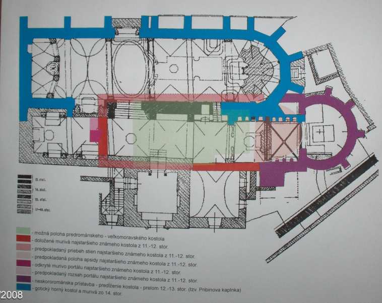 Hradná kaplnka, Nitra, mapka
