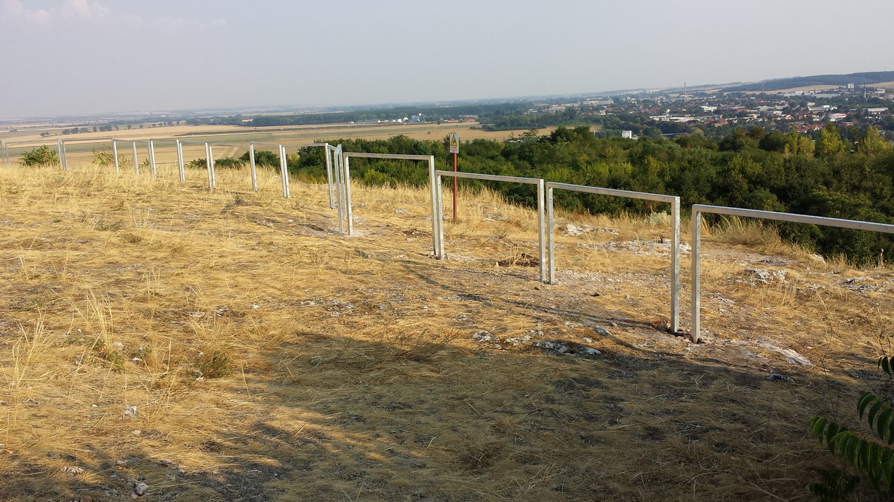 Zábradlie na Kalvárii v Nitre