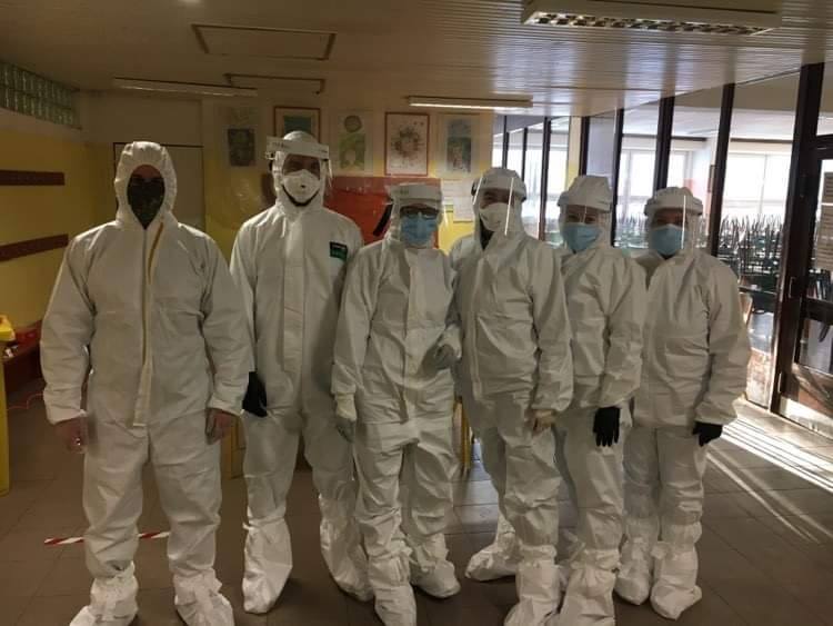 Fotogaléria - testovacie tímy v celoplošnom testovaní v meste a okrese Nitra