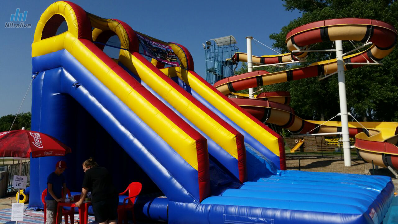 Kúpalisko Nitra 2015 napúšťanie bazénov