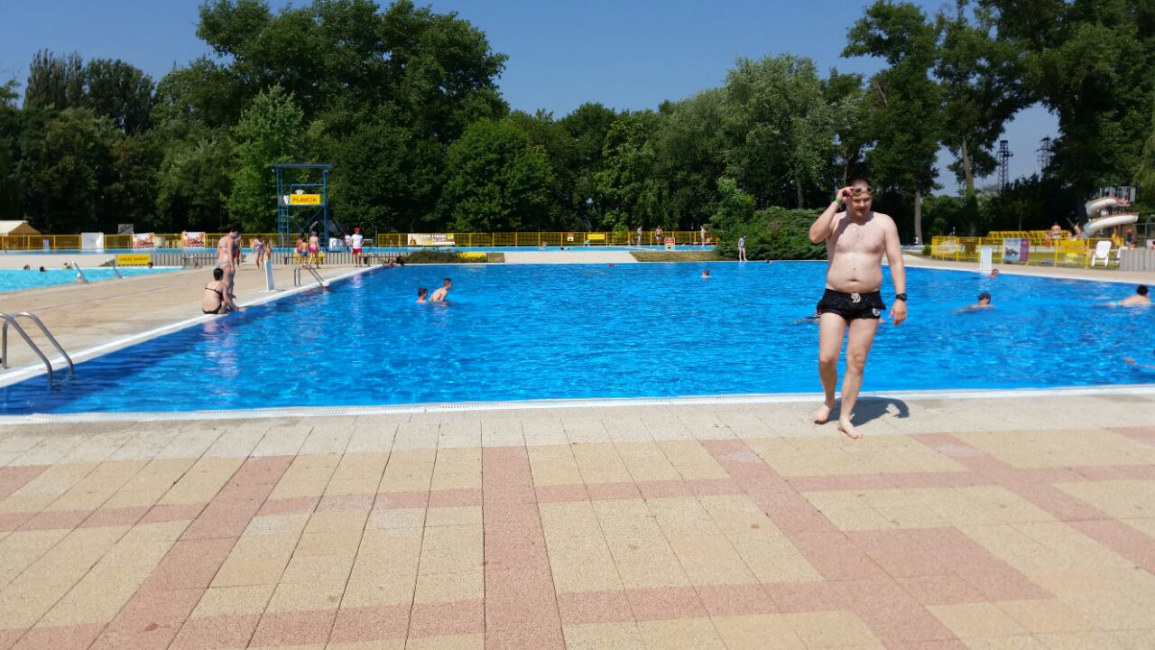 Kúpalisko Nitra 2015 napúšťanie bazénov