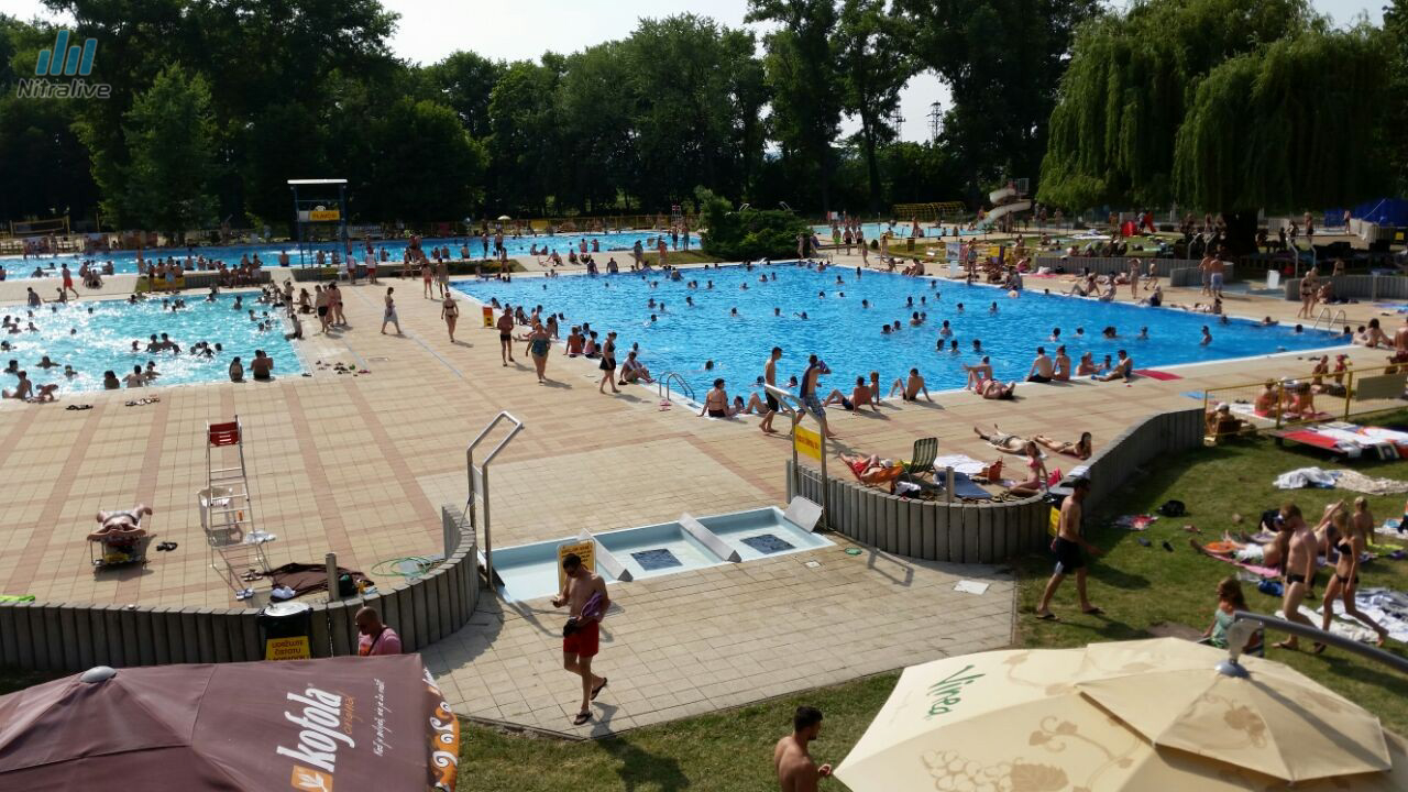 Kúpalisko Nitra 2015 napúšťanie bazénov