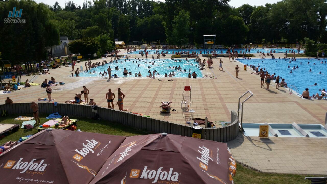 Kúpalisko Nitra 2015 napúšťanie bazénov