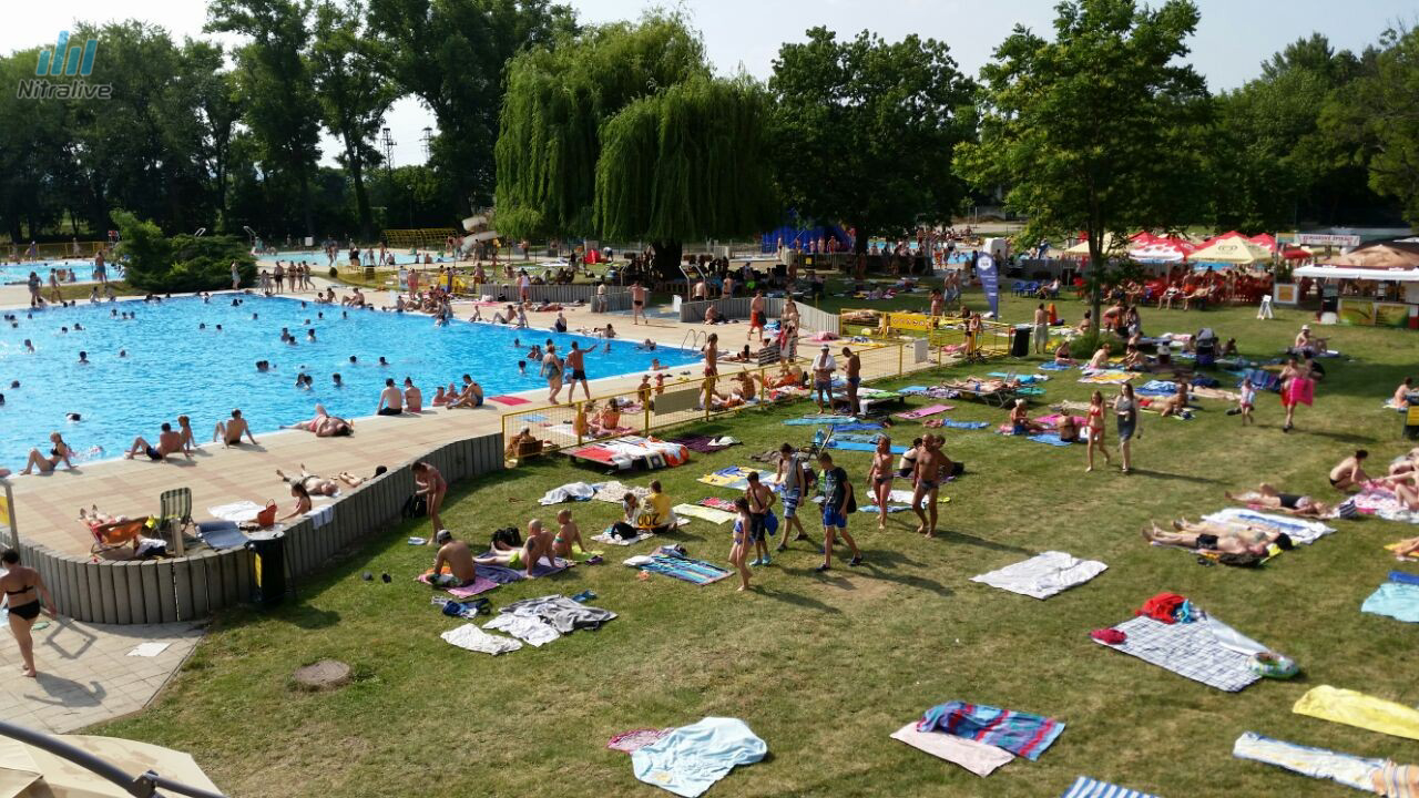 Kúpalisko Nitra 2015 napúšťanie bazénov