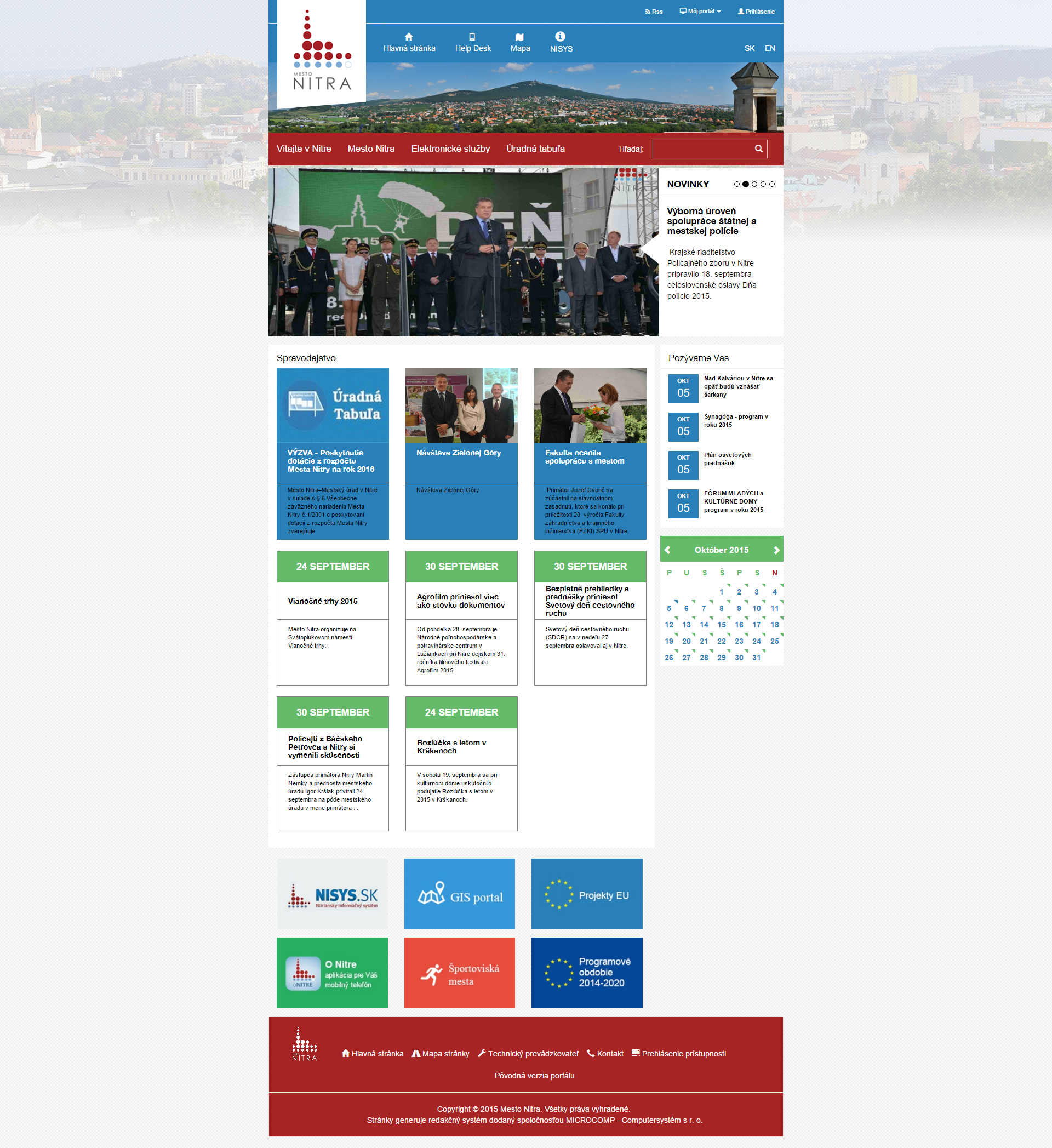 Web www.nitra.sk
