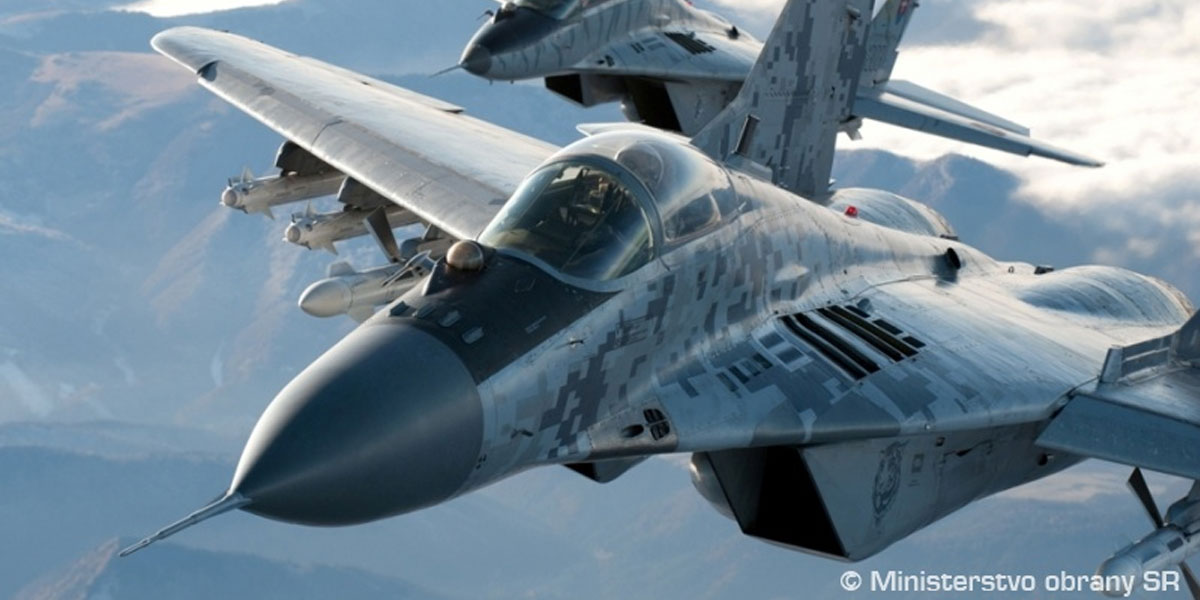 stíhačka Mig29 spadla pri Nitre