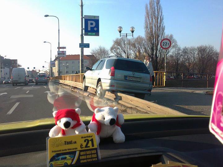 Dopravná nehoda most Nitra