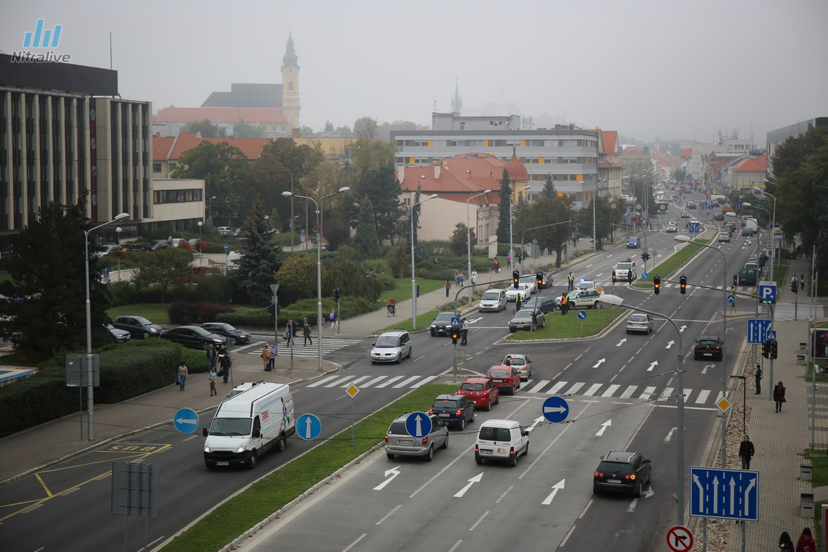 Dopravná nehoda Štefánikova ulica Nitra