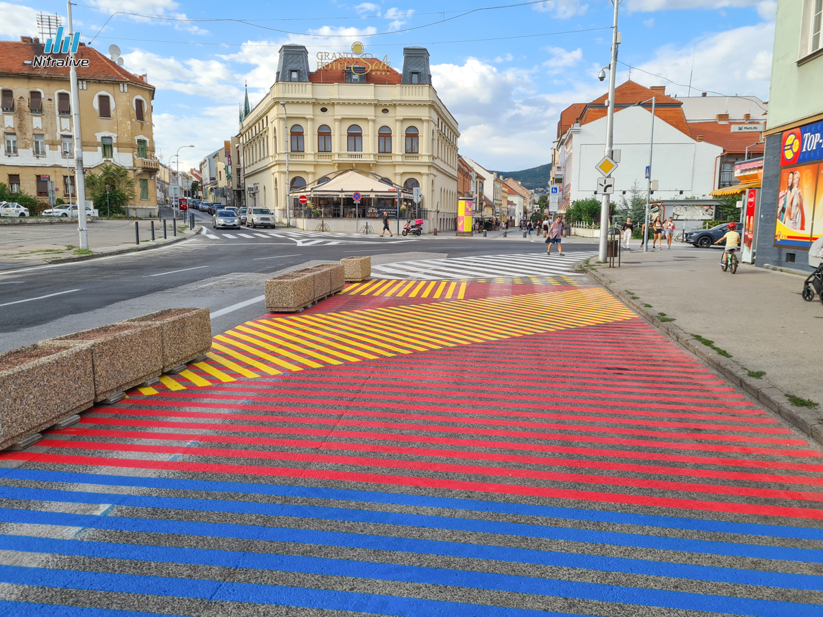 Predĺženie pešej zóny - zmena organizácie dopravy na Štefánikovej a Palárikovej