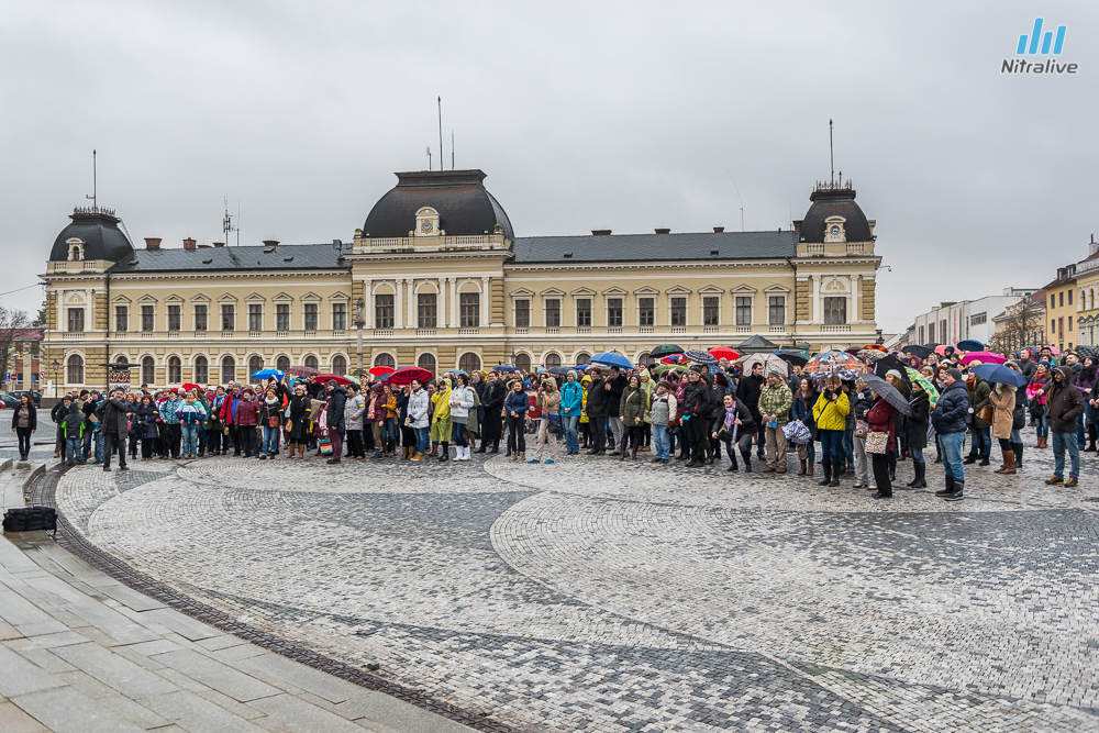 Štrajk učiteľov v Nitre
