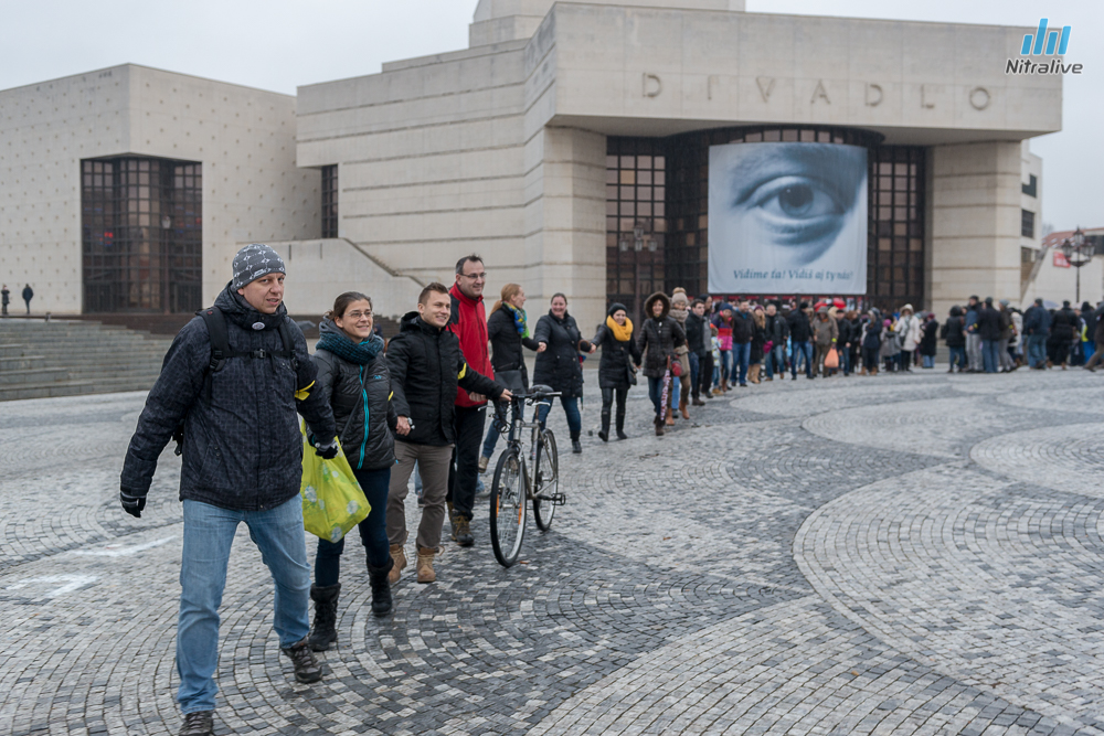 Štrajk učiteľov v Nitre