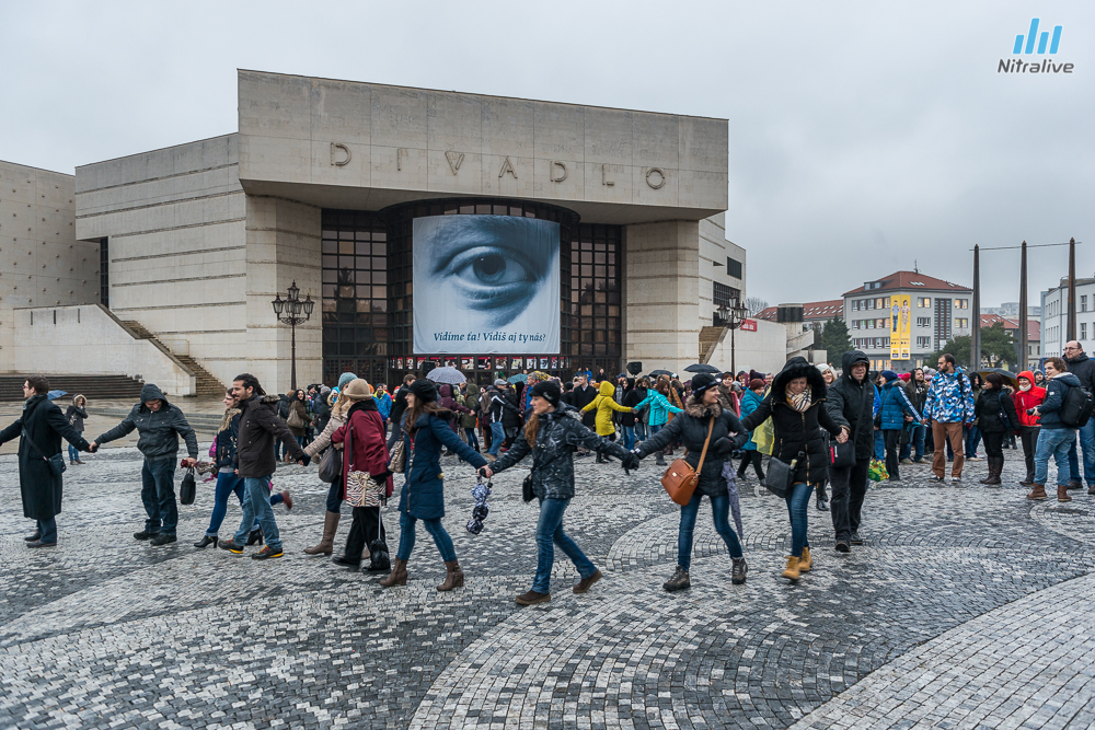 Štrajk učiteľov v Nitre