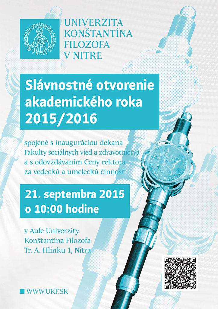 UKF Nitra - otvorenie roka 2015/2016