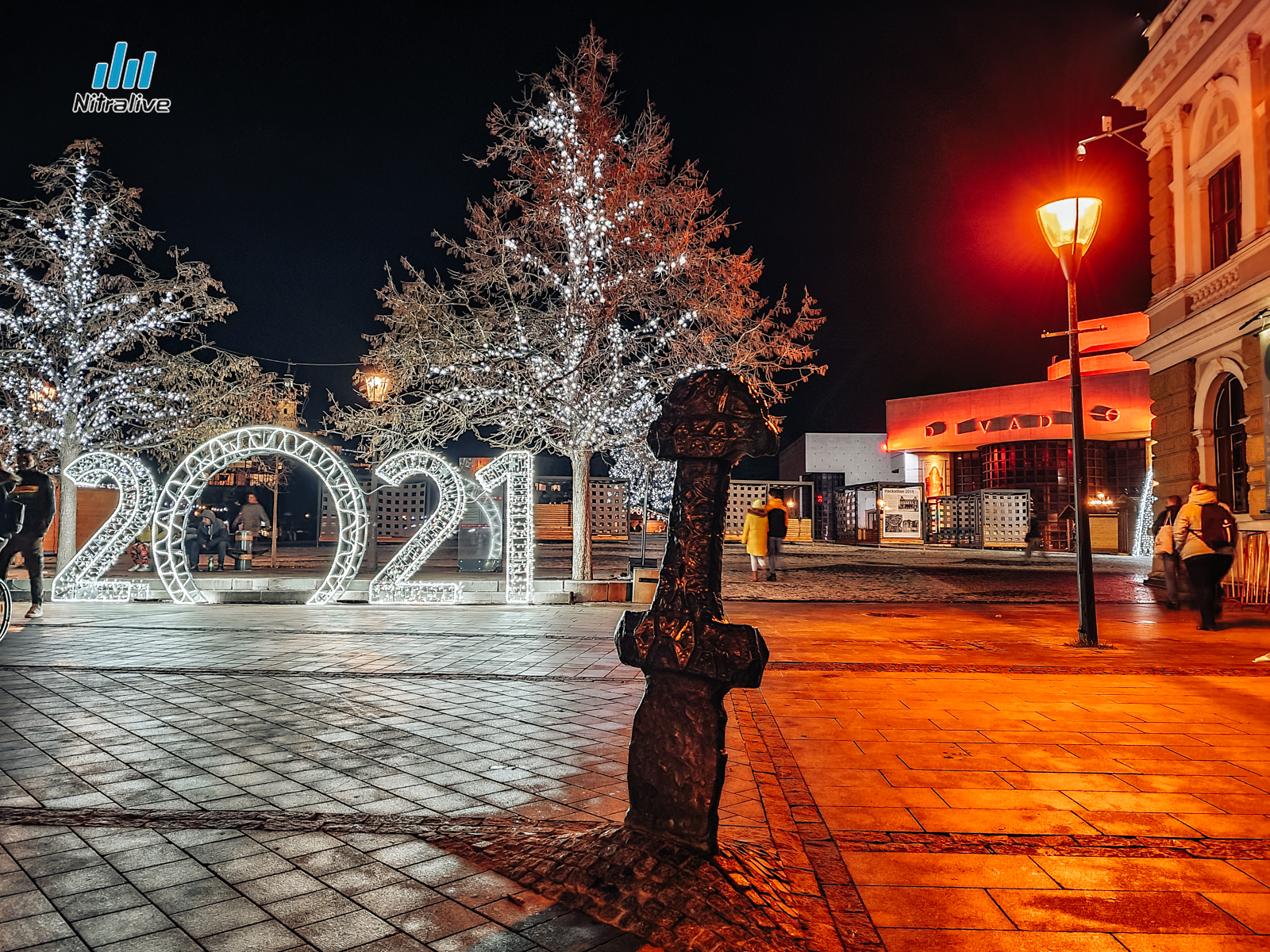 Fotogaléria: vianočné mestečko v Nitre 2021