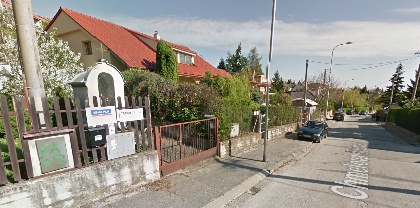 Kaplnka Chmelová dolina Nitra