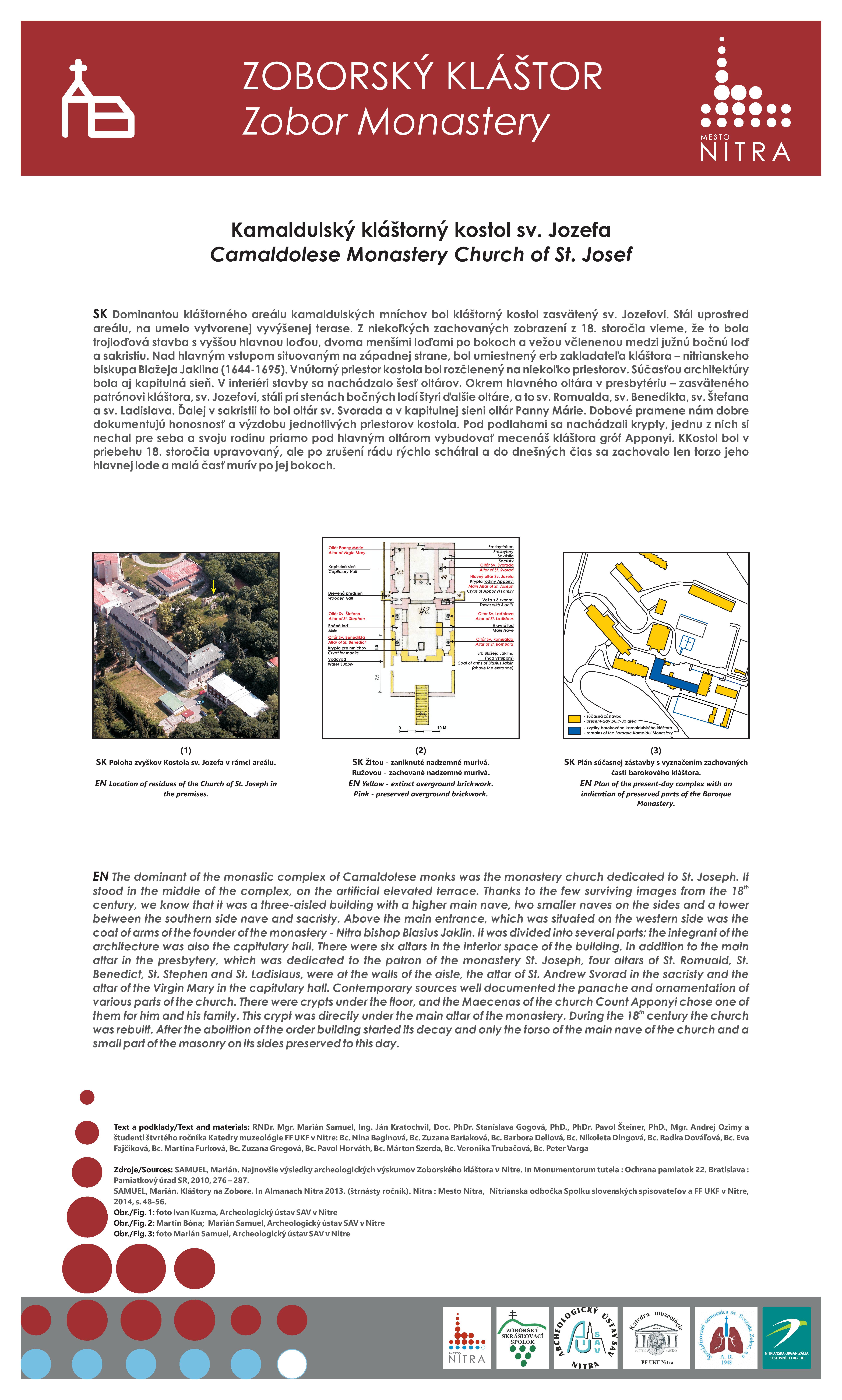 Info panel - Zoborský kláštor