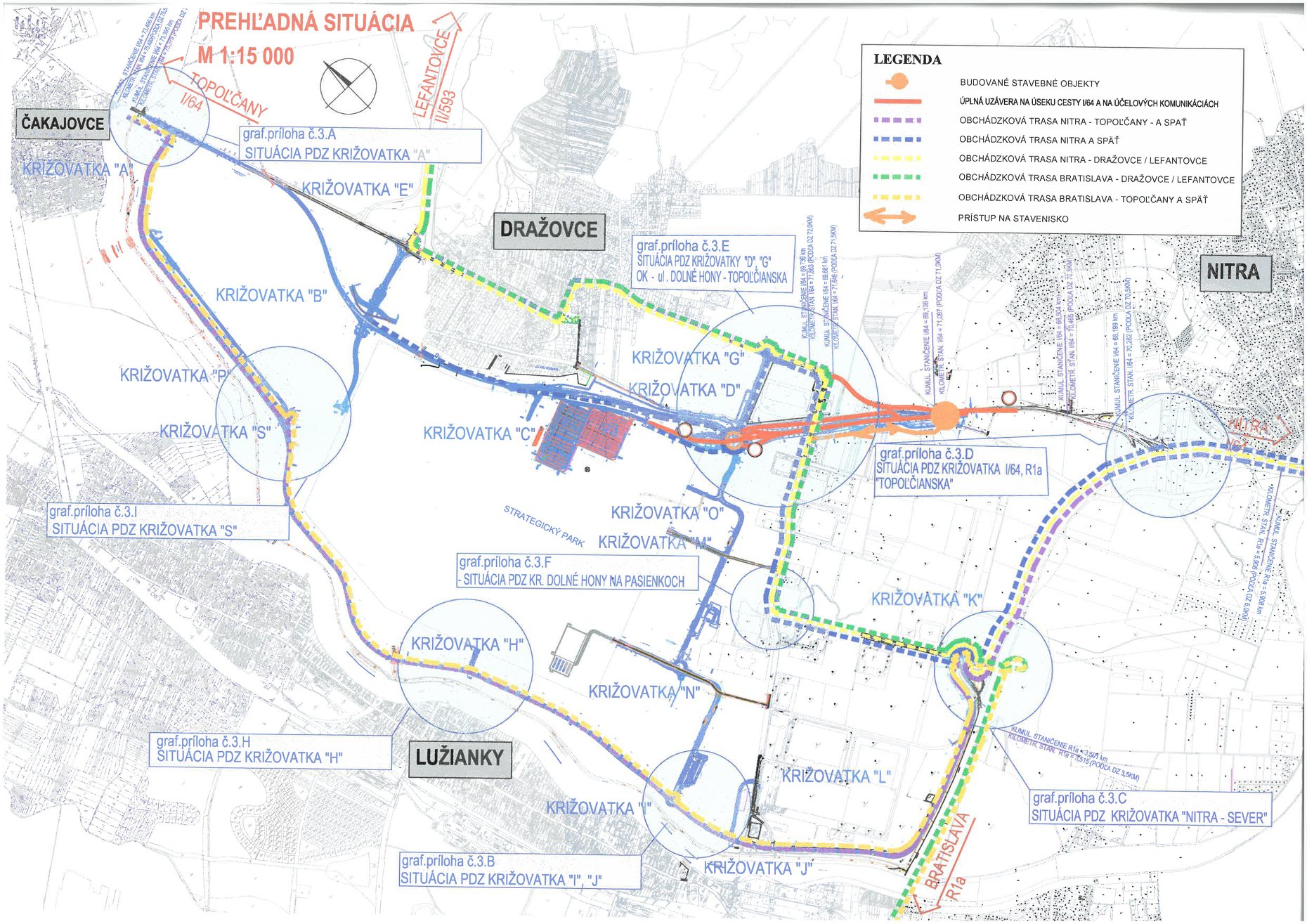 uzávierka I/64 Nitra