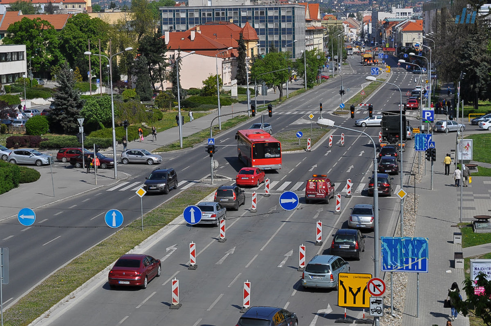 Rekonštrukcia križovatky Mlyny Nitra