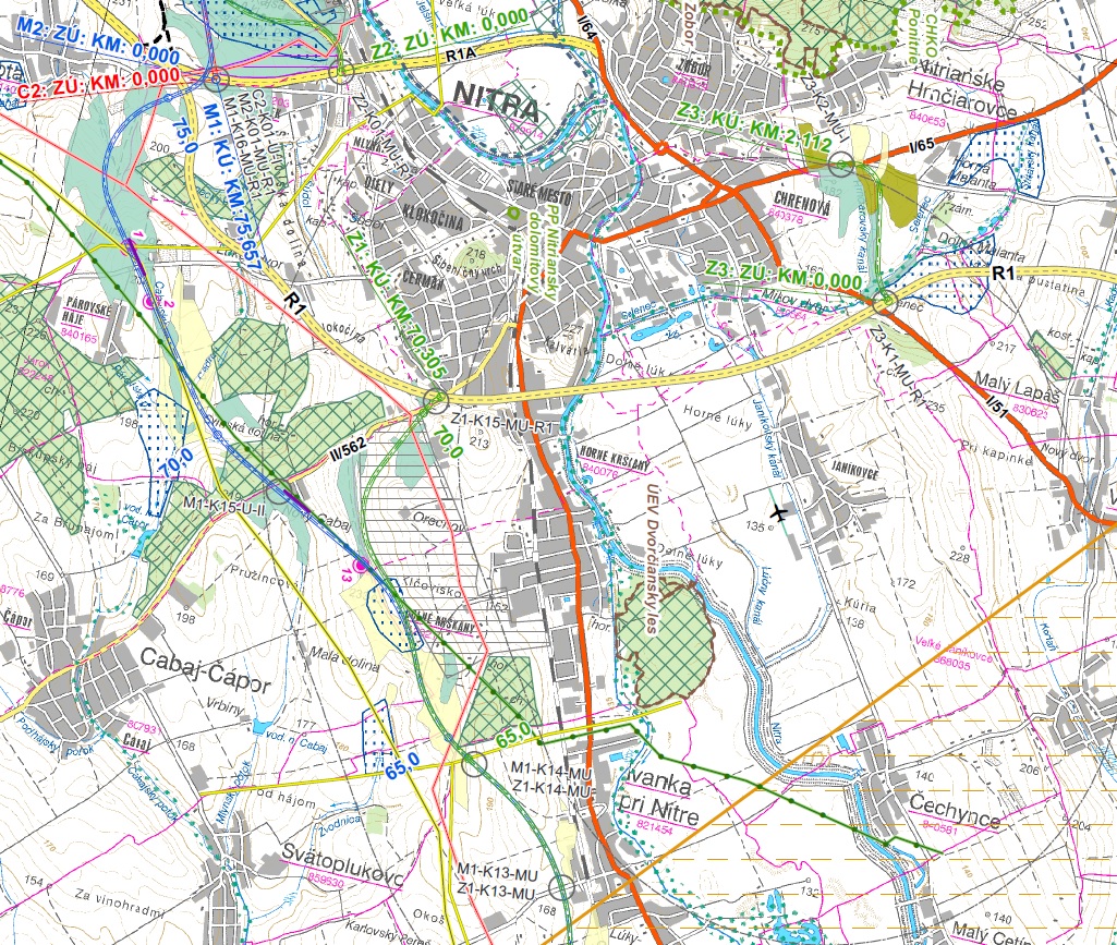 Preložka I/64 Komjatice - Nitra