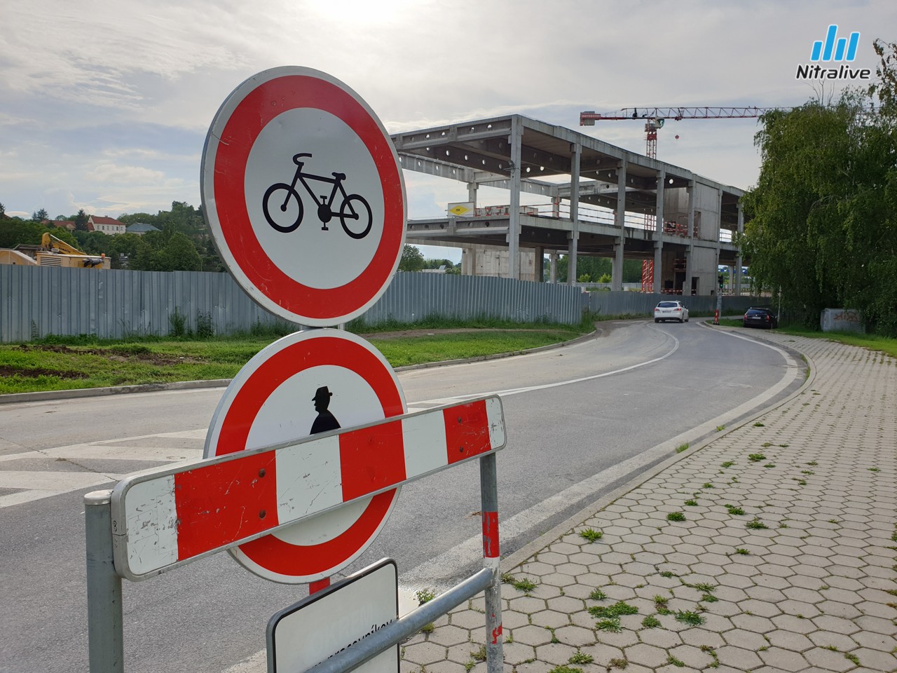 Cesta popri Promenada Living park pod Zobor bude uzatvorená