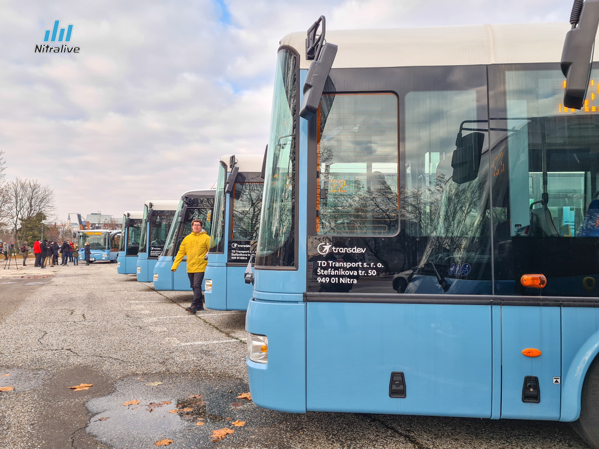 Autobusy MHD Nitra Transdev, foto