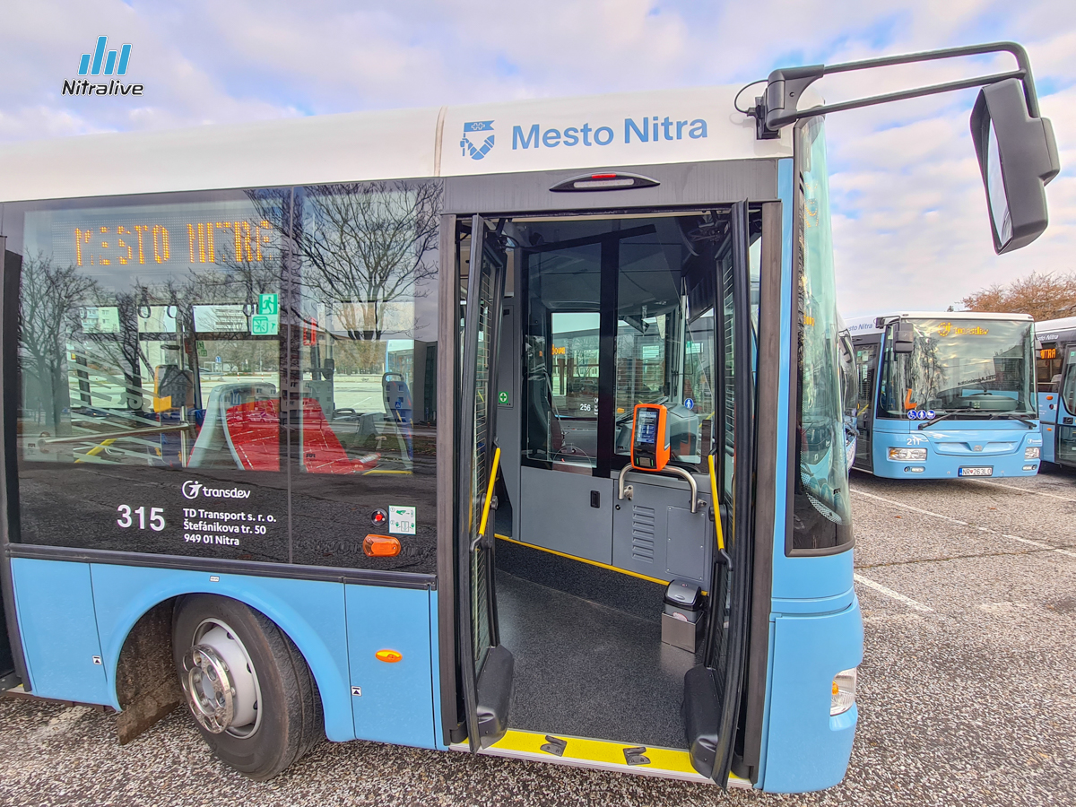 Autobusy MHD Nitra Transdev, foto