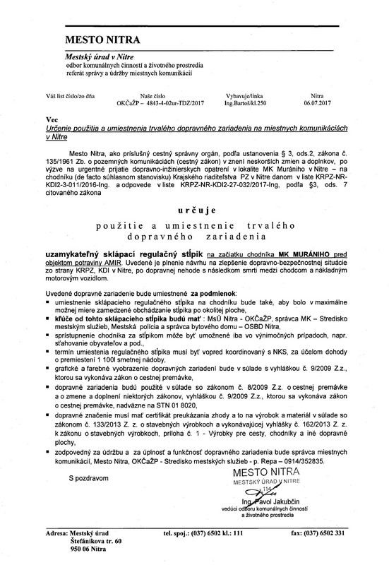 Murániho - zábrana