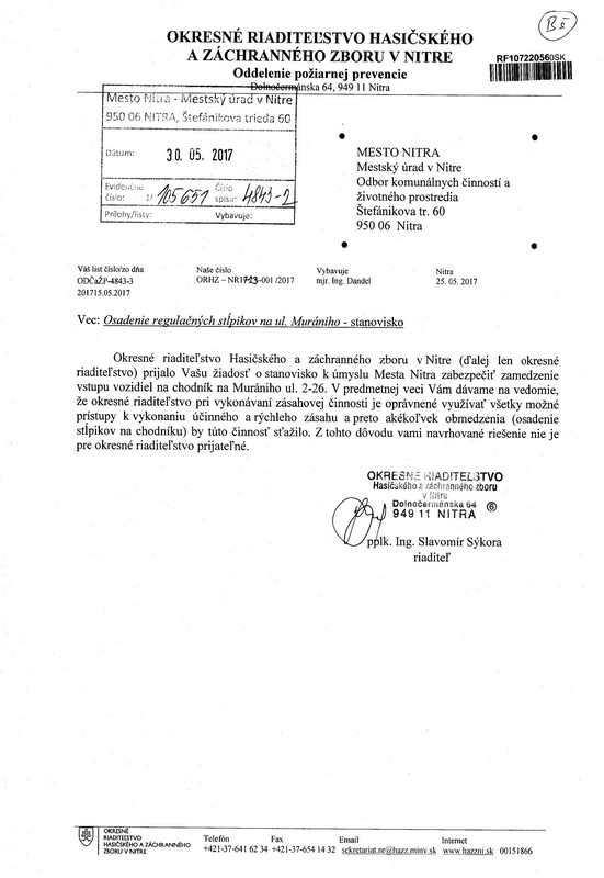 Murániho - zábrana