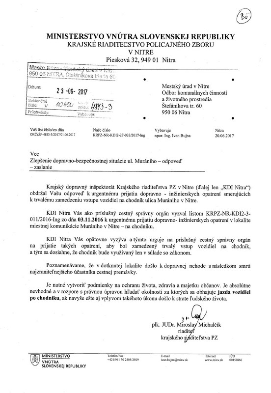 Murániho - zábrana