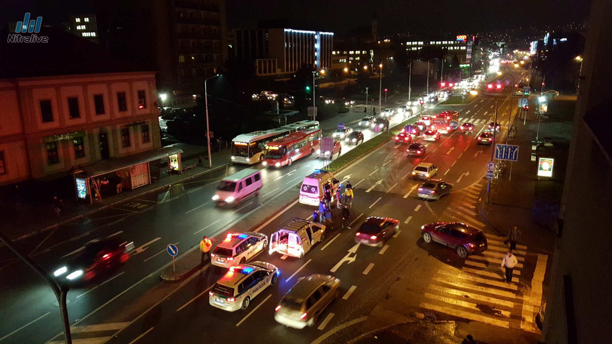 Dopravná nehoda Štefánikova trieda Nitra