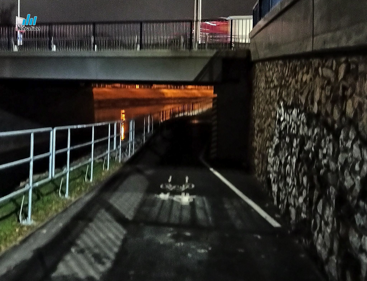 Bicyklová cesta, Wilsonovo nábrežie Nitra