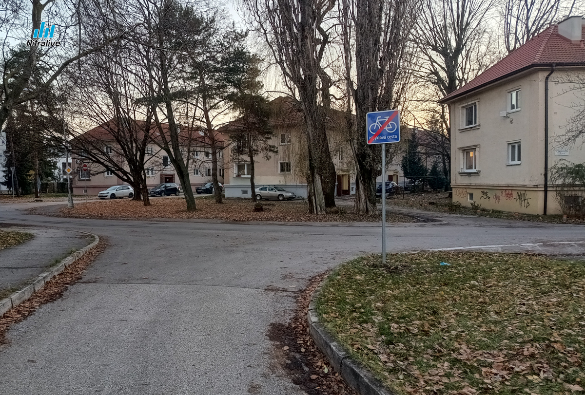Bicyklová cesta, Wilsonovo nábrežie Nitra