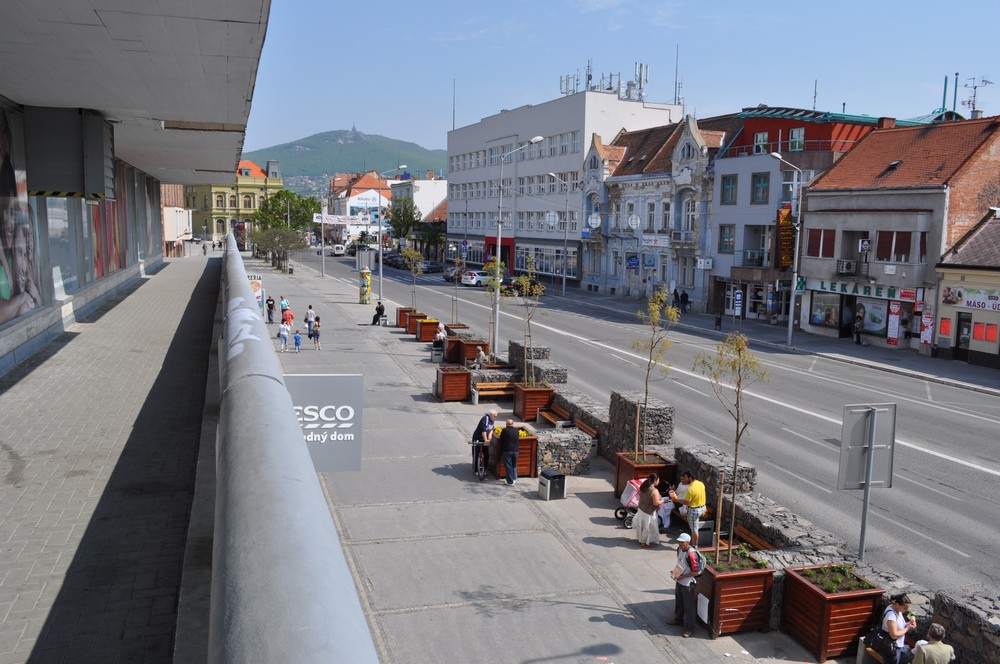 Začali práce na I. etape predĺženia pešej zóny v Nitre (úsek OD Prior - Orbis)