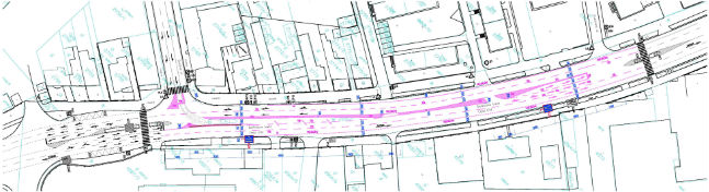 Úprava križovatky Staničná - Štefánikova nákres