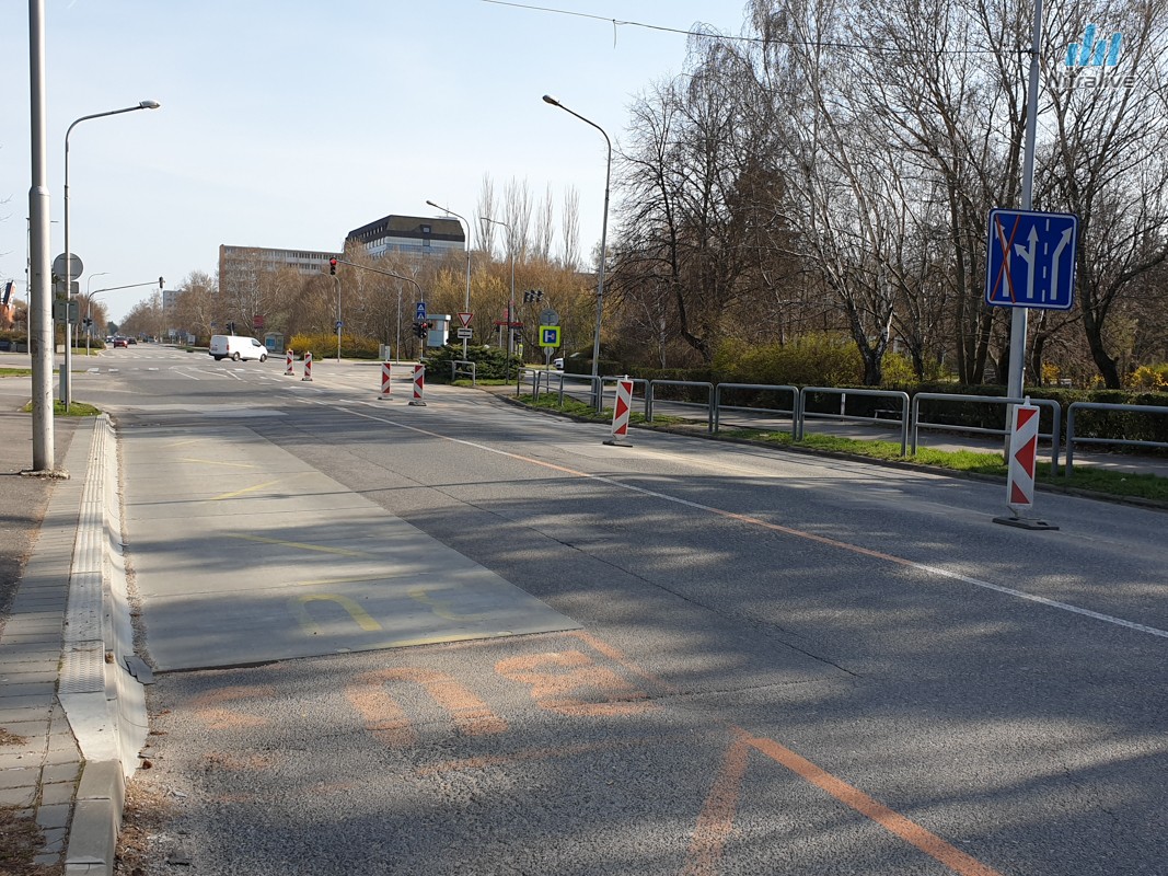 Univerzitný most Nitra - obchádzková trasa