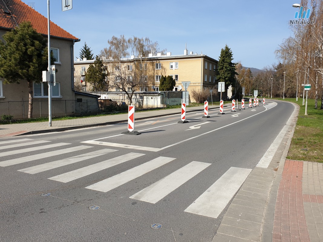 Univerzitný most Nitra - obchádzková trasa