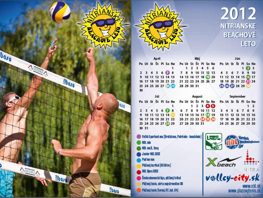 Nitrianske beachové leto, plagát