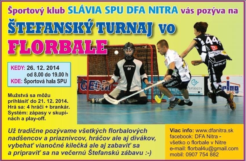 Štefanský florbal Nitra 2014