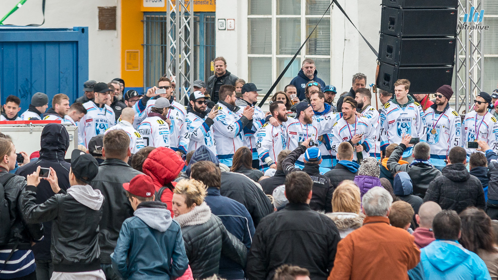 Oslava historického titulu HK Nitra