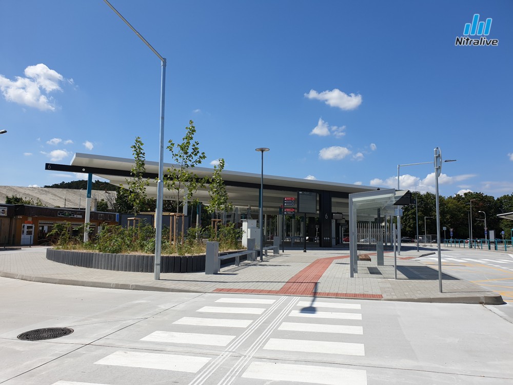 Autobusová stanica Nitra: priebeh rekonštrukcie, 15. august 2019