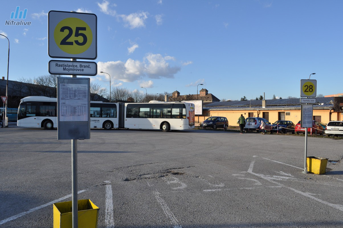 Autobusova stanica Nitra: priebeh rekonštrukcie