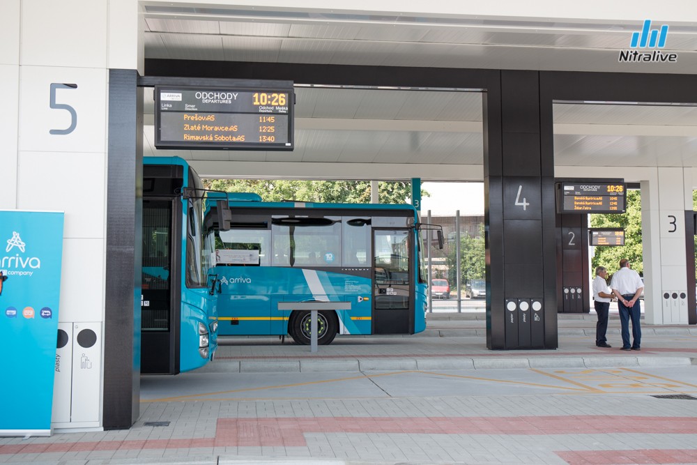 Autobusová stanica Nitra, otvorenie 2019