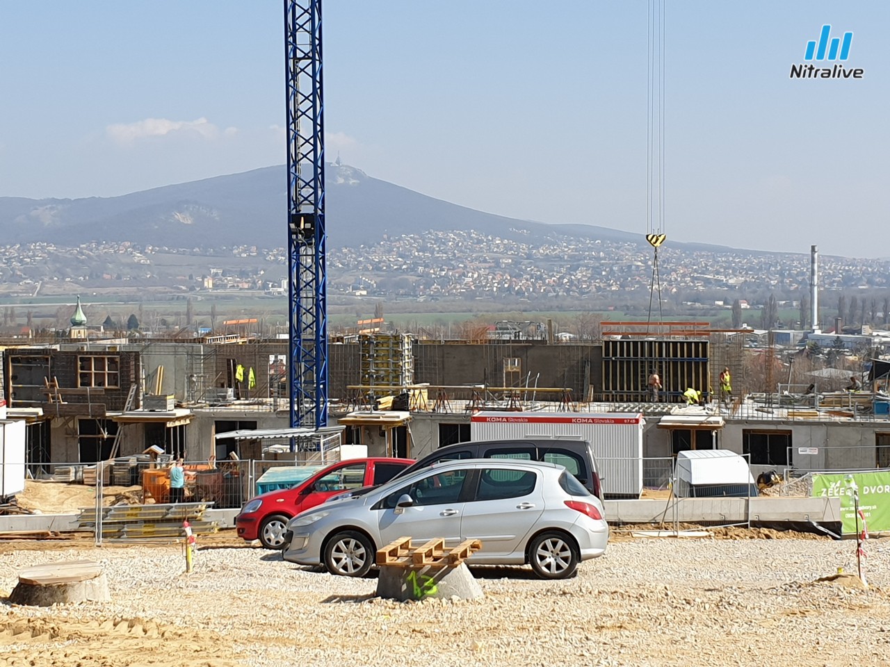 Bytové domy Zelené Dvory Nitra, výstavba